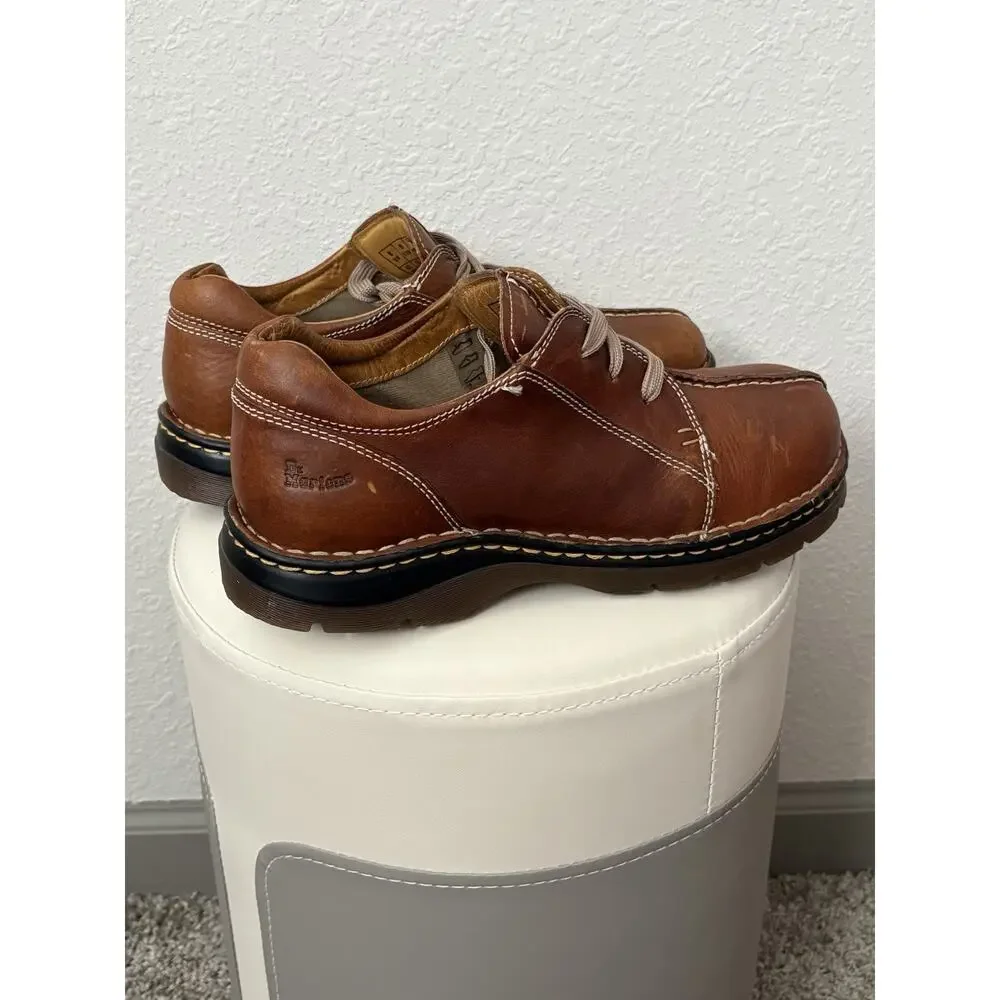 Dr. Martens Men’s Brown Leather Lace-Up Casual Oxford Shoes 11232 Size US 9